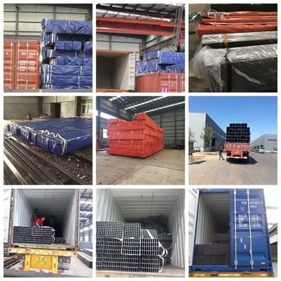 Professional Scaffolding Q235 120x120mm Size 6m Length GI Galvanized Square Pipe for Construction Structure