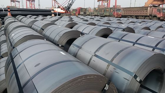 Stock Sales 0.8 Thin Thickness SS400 Black Carbon HR Hot Rolled Steel Coil in Customized Size Width 800-1600