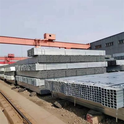 ISO Certified ±1% Tolerance Square and Rectangular Galvanized Steel Tube for Construction Structures