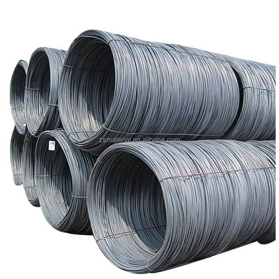 SAE1006 SAE1008 SAE1010 carbon Gi Wire hot dip/electro galvanized iron wire 8mm 6mm 10mm 2tons per coil with Zinc Coating