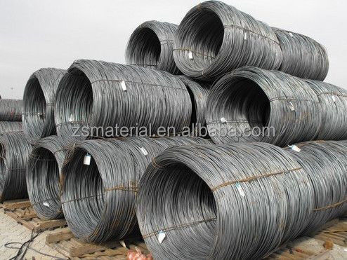 SAE1006 SAE1008 SAE1010 carbon Gi Wire hot dip/electro galvanized iron wire 8mm 6mm 10mm 2tons per coil with Zinc Coating
