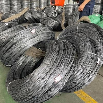 Customized Q195/Q235/SAE1006-1008 Black Surface High Carbon Hot Rolled Steel Wire Rod 5.5mm in Coils