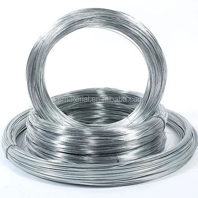 0.6 6.0mm Diameter Galvanized Steel Binding Wire Prevent Rusting and Shiny Silver Color for Preventing Rusting