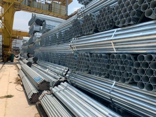 2 Inch Galvanized Steel Pipe SGCC DX51D Z DX52D Z with Invoicing by Actual Weight and Galvanized Surface
