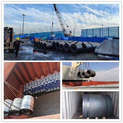 Q195 Q215 Q235 Q255 Q275 Q355 Ss400 Skin Pass Carbon Coil Slit Hrc Hot Rolled Carbon Steel Coil with Container Plate