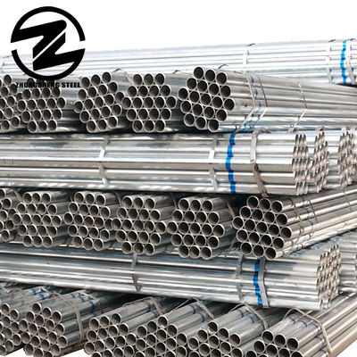 EMT Pipe with 1.5 8.18mm Thickness ASTM 168.3mm 10ft and API 5L Hot Dipped Galvanized Round Steel Pipe