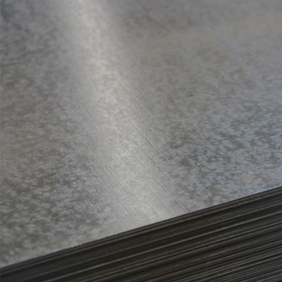 Z121-Z180 Coating Prime DC01 DC02 Cold Rolled 0.3mm Plain Color Coated Galvanized Steel Plate with Slightly Oiled Surface