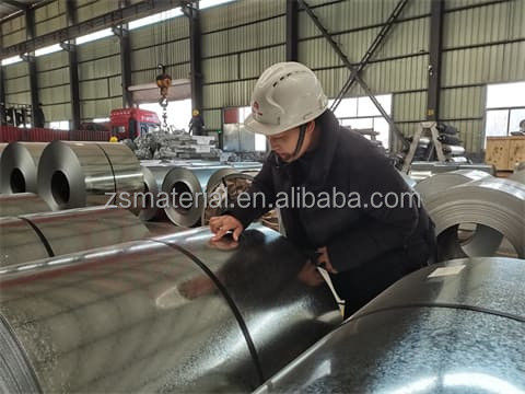 Galvanized Zinc Coated Steel Coils Low Carbon Z10-Z29 Surface Galvanized 60g 100g 150g 200g