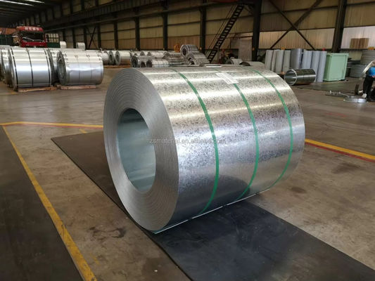 Galvanized Zinc Coated Steel Coils Low Carbon Z10-Z29 Surface Galvanized 60g 100g 150g 200g