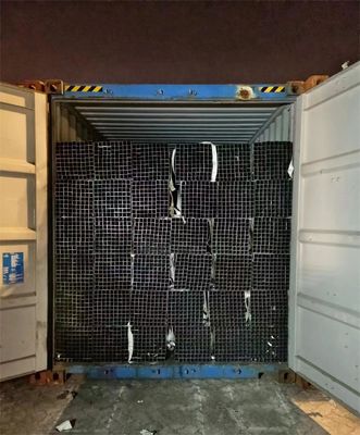 Square Hollow Section Hot Rolled Carbon Steel Tube Weld Galvanized Rectangular Steel Pipe with Construction Service