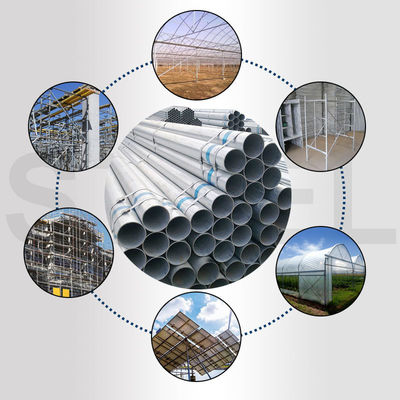ASTM/AISI/SGCC/CGCC/TDC51DZM/TDC52DTS350GD/TS550GD/DX51D Z Q195-q345 Galvanized Round Pipe for Construction Valin Supply