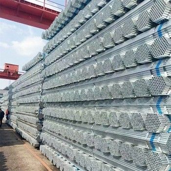 Hot Dip Galvanized Iron Pipe for Rice/Feed Mill Q195 Q235 Q345 DIN 100 Z181 Z275 26.9 310 mm Outer Diameter Galvanized Pipe