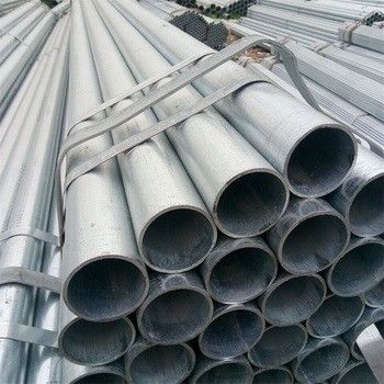 Non-Alloy Galvanized Iron Scaffolding Pipes for Ship 200mm Diameter and Sgp 12 Round Section Shape