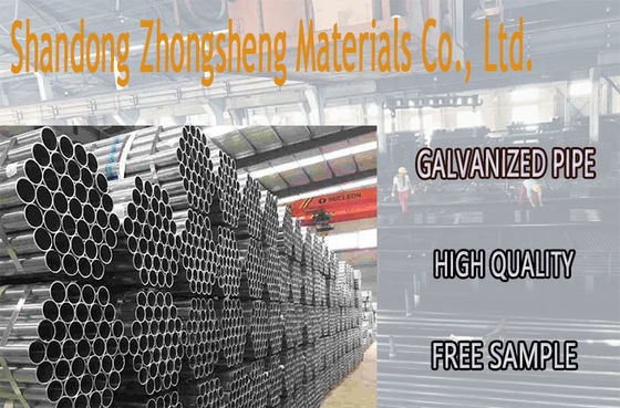 Hot Dip and Epoxy Coated Galvanized Steel Pipe Per Meter Black as Customers' Requirement for Longitudinal Welded Pre GI