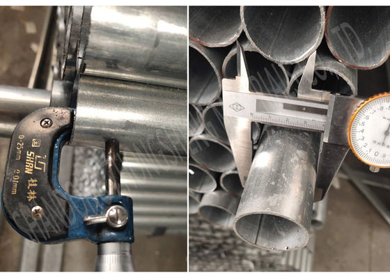 Hot Dip and Epoxy Coated Galvanized Steel Pipe Per Meter Black as Customers' Requirement for Longitudinal Welded Pre GI