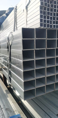 12M Length ±1% Tolerance Galvanized Welded Rectangular Steel Pipe 40x60 for Large Diameter Greenhouse Pipes