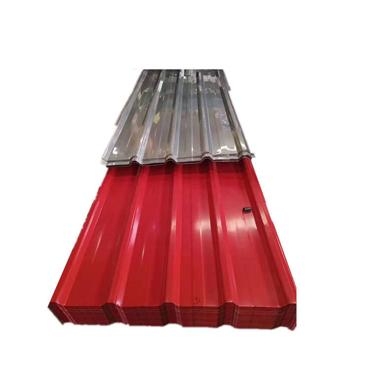 1800-2000mm Length Full Hard 0.55mm Galvanized Corrugated Iron Color Coated Roofing Sheet with Full