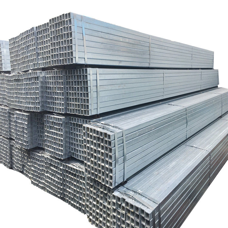 Decoiling Large Diameter Square Rectangular Welded Steel Pipes Carbon Steel Tubes Galvanized Surface Treatment ERW Bending
