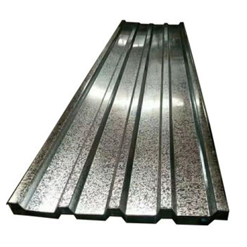 Regular Spangle IBR T Shape 0.5mm 0.6mm 0.7mm Thickness zinc coated Z120g GI galvanized roofing corrugated sheet plate