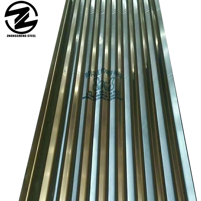 Regular Spangle Z80g GI Galvanized Corrugated Roofing Plate Sheet 0.12*800*3000mm Size with Decoiling Processing Service