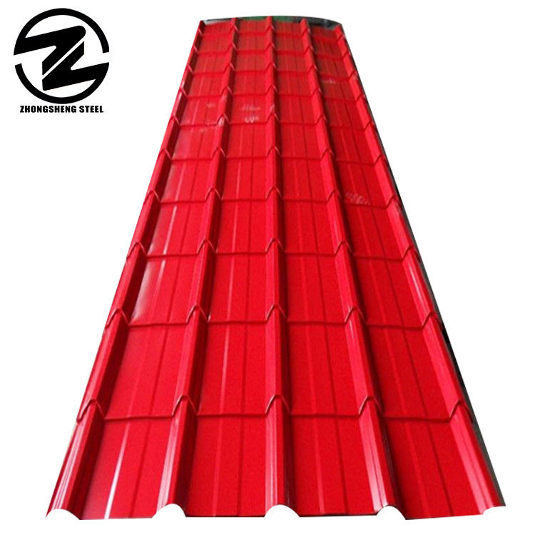 Custom Length All Ral Color Code Punching Processing Service Corrugated PPGI Iron Roofing Steel Sheet