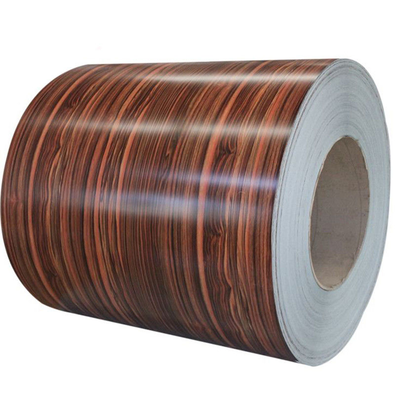 3D Wooden Flower Pattern 0.35mm 0.45mm Color Coated PPGI prepainted steel coil Coils for decoration All RAL color options