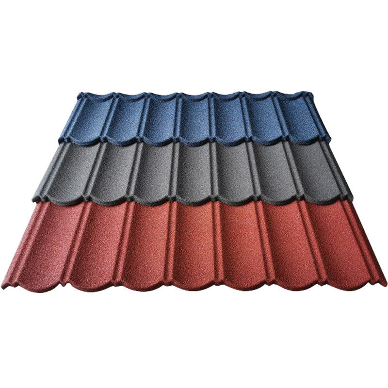 Enhance Your Home's Aesthetic with Elegant Colored Stone Coated Roof Tiles Fireproof and Classic Roofing Solution