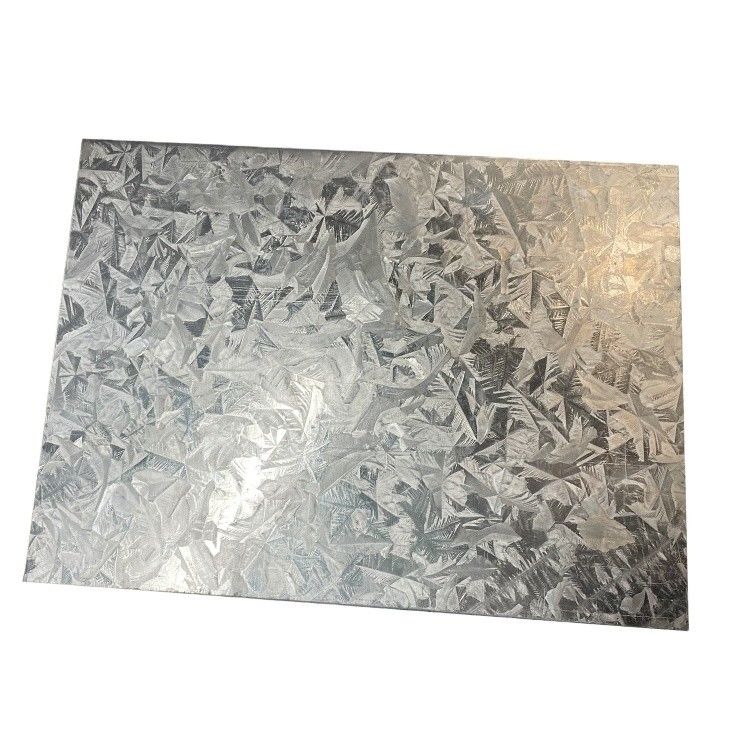 Structural Applications Full Hard Sheet Low Carbon Good Hot Dipped Galvanized Steel with Regular and Big Spangle Surface