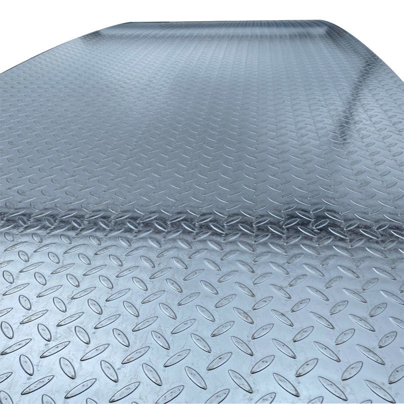 Hot Rolled Galvanized Checkered Plates Ideal for ASTM Standard Industrial and Construction Needs