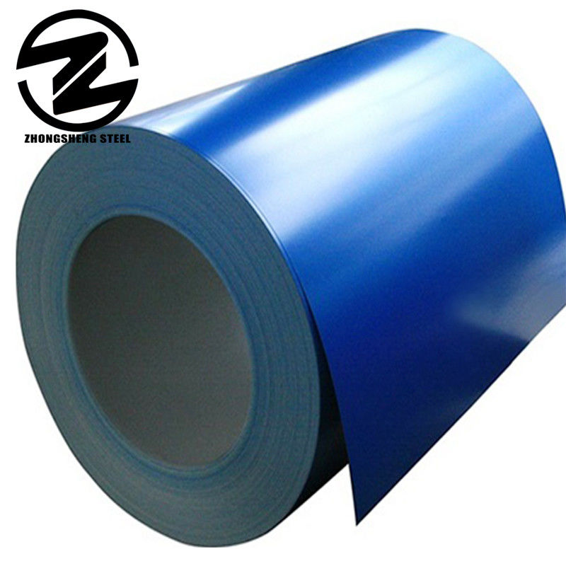 3-5 Tons Coil Weight Z121-Z180 Coating RAL5017 Blue Prepainted PPGI Steel Coil 0.21*914mm