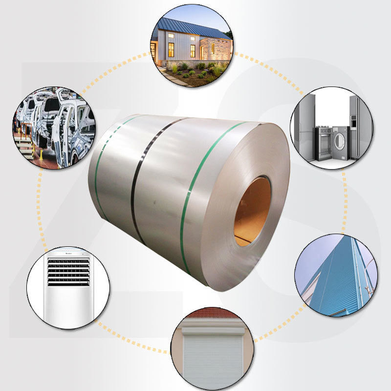 G60 Galvanized Steel ASTM A792 Galvalume Steel Coil AZ150 with Length At Customer's Requirement and 0.12-2.0mm Thickness