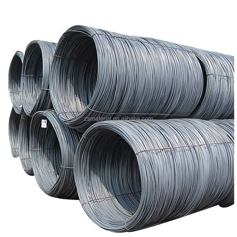 SAE1006 SAE1008 SAE1010 carbon Gi Wire hot dip/electro galvanized iron wire 8mm 6mm 10mm 2tons per coil with Zinc Coating
