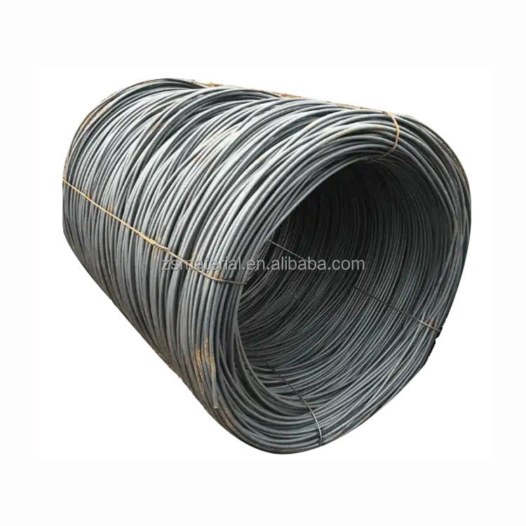 3mm 4mm 5mm 6mm BLACK Surface Low Carbon Steel Wire for Prestressed Concrete High Tensile Strength Cutting Service