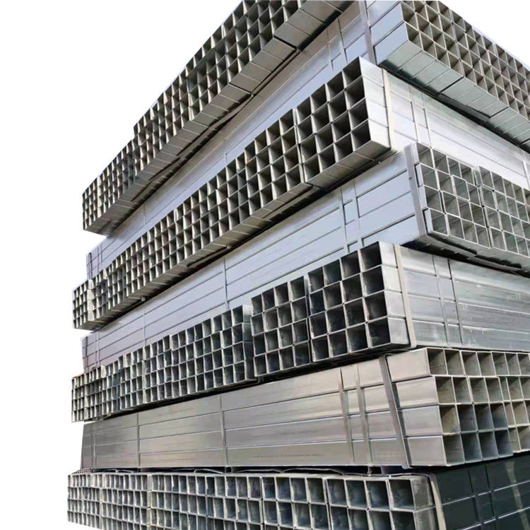 Large Diameter Galvanized Tube Square Rectangular Steel Culvert Pipe with Hot Dipped Galvanized Steel Pipe and Thickness of 1mm--12mm