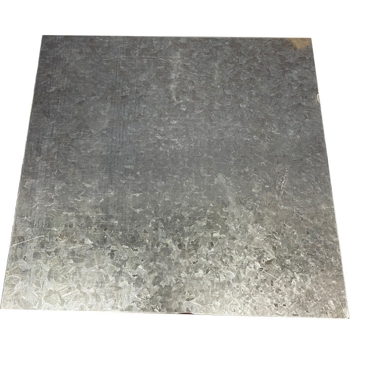 Prime DC01 DC02 0.3mm Cold Rolled Plain Color Coated Galvanized Steel Plate with Regular Spangle and 30-275g/m2 Zinc Coating