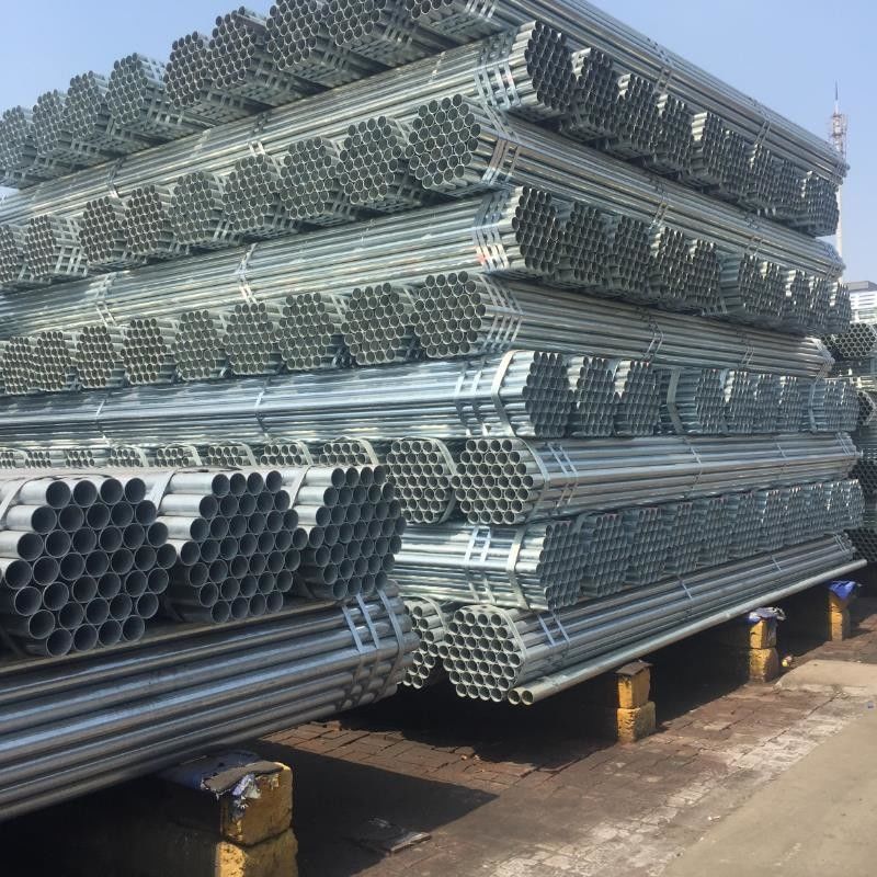 Round Section Shape ASTM A106 Sch 40 ERW GI Galvanized Steel Pipe with ±1% Tolerance