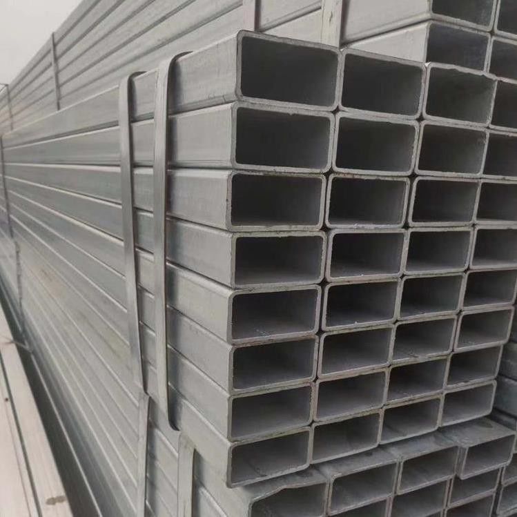 Square Hollow Section Hot Rolled Carbon Steel Tube Weld Galvanized Rectangular Steel Pipe with Construction Service