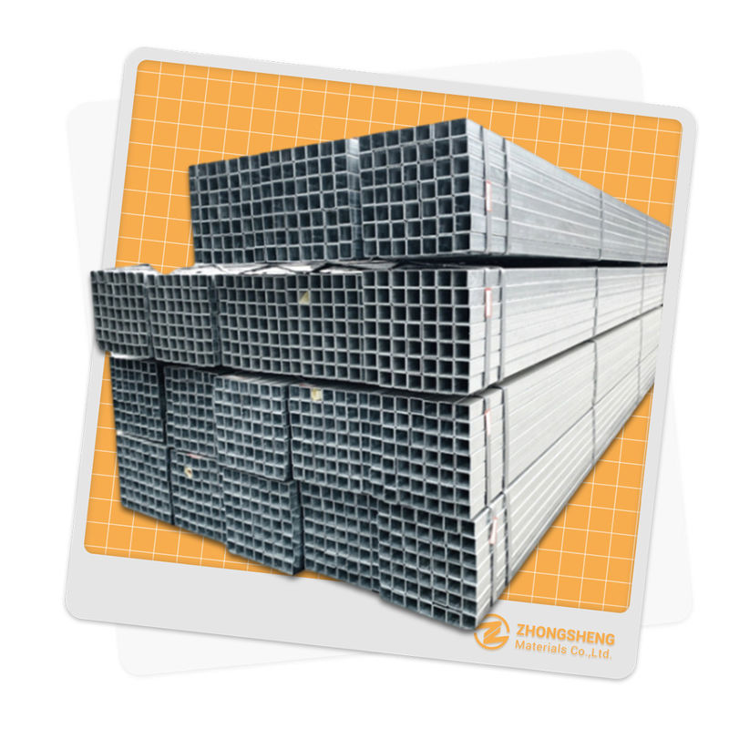 High Tensile Strength Galvanized Steel Pipe for Trailer in 40x60 Rectangular Shape and CIF Term
