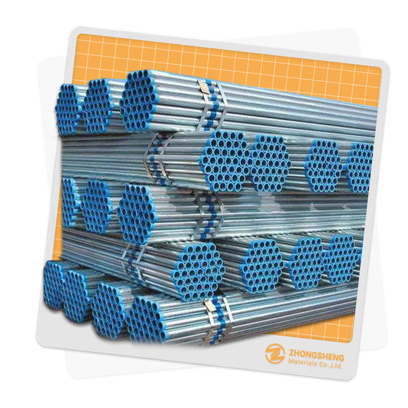 12M Length ±1% Tolerance Galvanized Welded Rectangular Steel Pipe 40x60 for Large Diameter Greenhouse Pipes