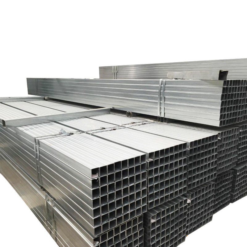 ASTM Standard Galvanized Carbon Steel ERW Pipes and Tubes for Cold Rolled Square Rectangular Welded Tubes 6.4M Length